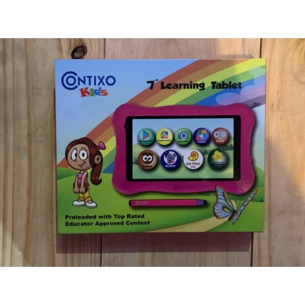 Contixo kids 7" learning tablet V10 plus-pink